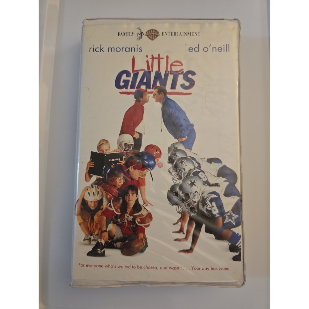 Vintage 1995 Little Giants  VHS Film Rick Moranis Comedy Video Tape Movie Rare